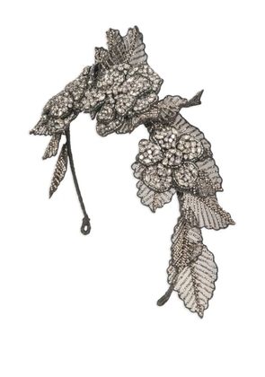 Jennifer Behr Casablanca floral headband - Grey