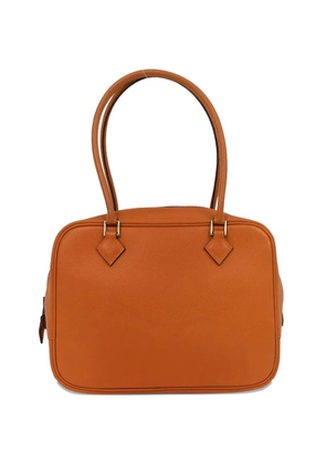 Hermès Pre-Owned 2004 mini Plume leather tote bag - Orange