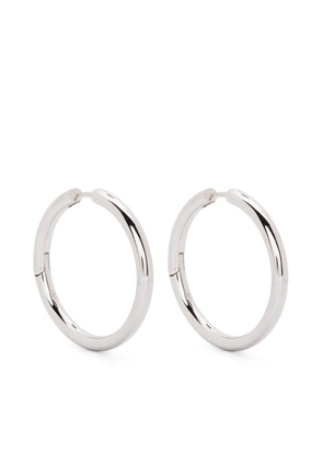 Missoma Tunnel medium hoop earrings - Silver