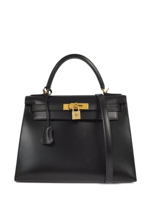 Hermès Pre-Owned 2003 Kelly 28 Sellier shoulder handbag - Black