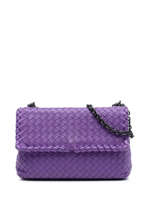 Bottega Veneta Pre-Owned 2012-2025 Medium Nappa Intrecciato Olimpia shoulder bag - Purple