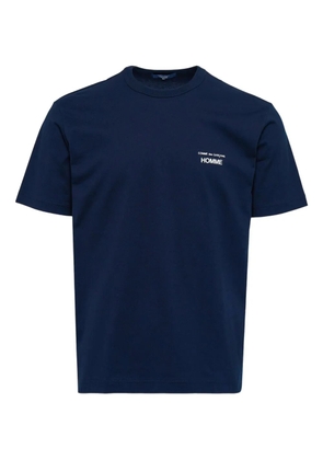 Comme des Garçons Homme logo-print T-shirt - Blue