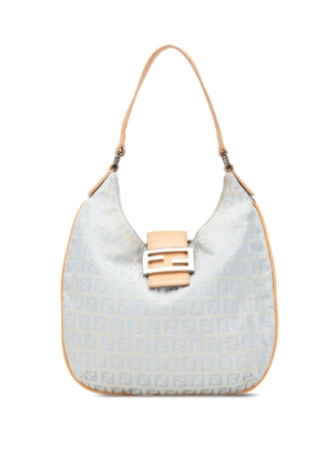 Fendi Pre-Owned 2000-2010 Zucchino Canvas hobo bag - Blue