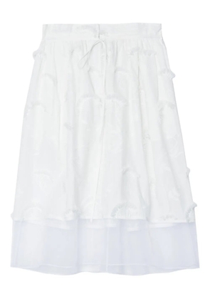 3.1 Phillip Lim embroidered skirt - Neutrals
