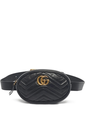 Gucci Pre-Owned marmont leather belt bag - Black
