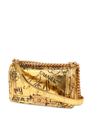 CHANEL Pre-Owned medium Chanel Boy shoulder strap - Gold