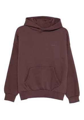 WRSTBHVR pouch-pocket hoodie - Red