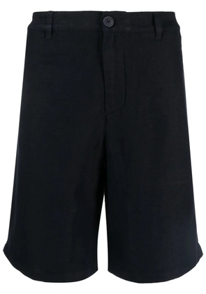 Armani Exchange linen bermuda shorts - Blue