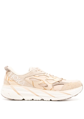 HOKA Clifton L suede trainers - Neutrals