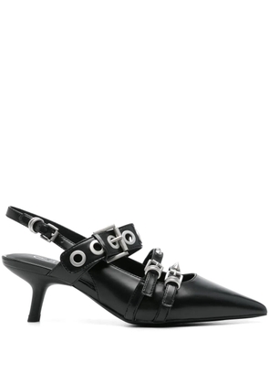 Ash 50mm Babel pumps - Black