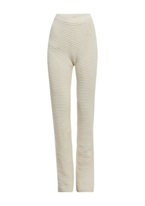 Nanushka elastic-waist knitted trousers - Neutrals