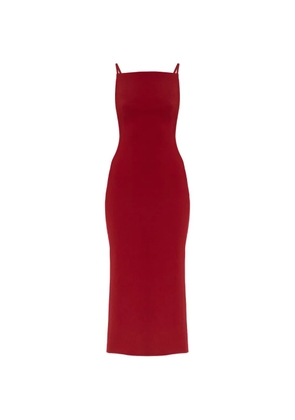 Givenchy square-neck midi dress - Red