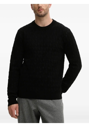 Michael Kors textured crew-neck sweater - Black