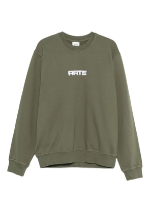 Arte Antwerp logo-print sweatshirt - Green