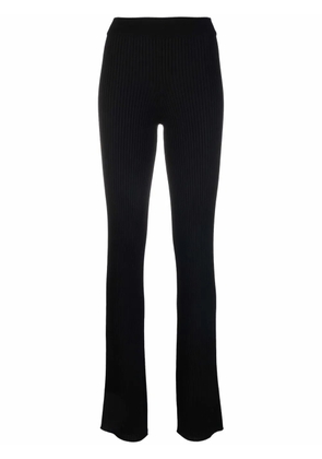 MRZ ribbed-knit trousers - Black