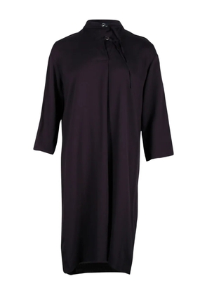 Hermès Pre-Owned long sleeve dress - Blue