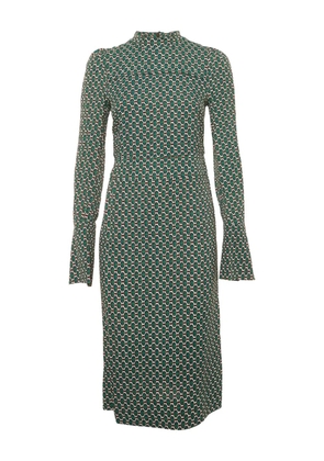 Marni Pre-Owned printed midi dress - Green