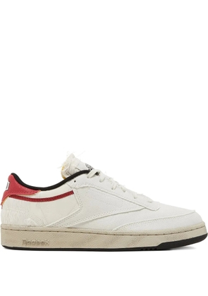Reebok Club C 85 frayed-detail sneakers - Neutrals