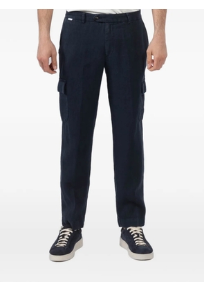 04651/TRIP IN A BAG cargo-pockets straight-leg trousers - Blue