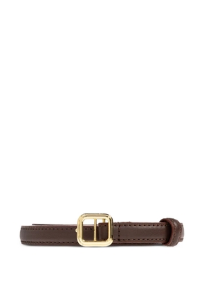 LIE STUDIO georgia slim belt - Brown
