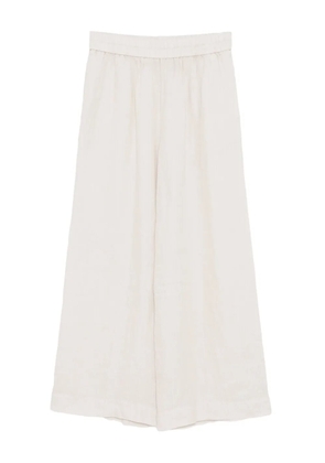 James Perse linen wide-leg trousers - Neutrals
