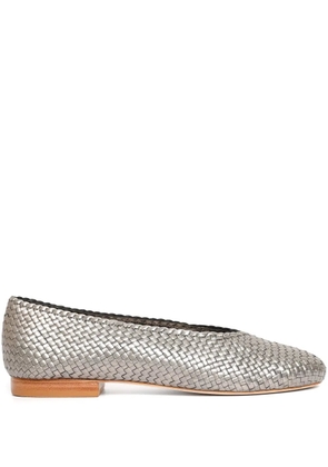 Sarah Chofakian William ballerina shoes - Silver