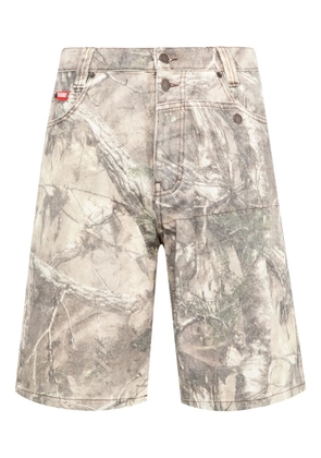 Pleasures canvas hunt shorts - Neutrals
