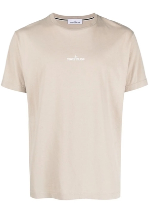 Stone Island logo-print T-shirt - Neutrals