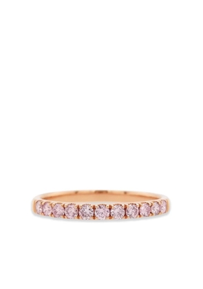 HYT Jewelry 18K rose gold diamond band ring