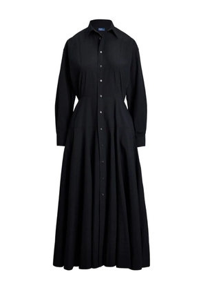 Polo Ralph Lauren button-up long-sleeve dress - Black