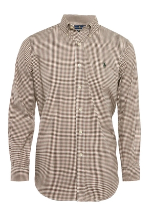 Ralph Lauren Vintage gingham-check long-sleeve shirt - Brown