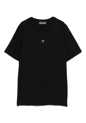 Lorena Antoniazzi star-embellished T-shirt - Black
