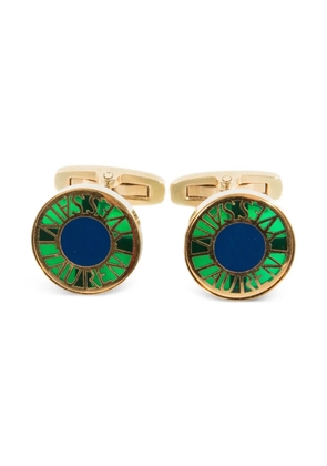 Saint Laurent Pre-Owned 1990s round cufflinks - Gold