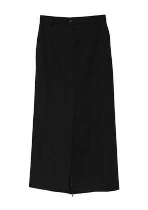 Frenken Triple Pants slit skirt - Black