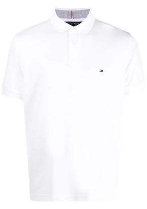 Tommy Hilfiger logo-patch polo shirt - White