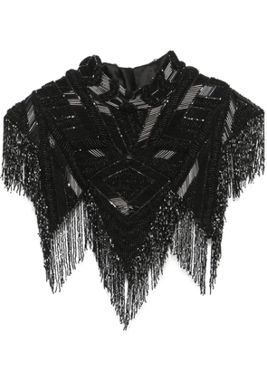 Atu Body Couture bead-detailed top - Black