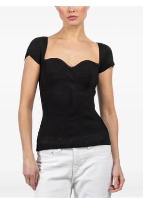 DL1961 sweetheart-neck top - Black