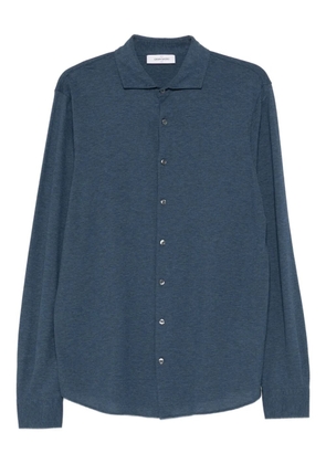 Gran Sasso long-sleeve buttoned-up shirt - Blue