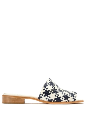 Sarah Chofakian leather sandals - Blue