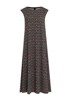 Lygia & Nanny floral-print sleeveless midi dress - Grey