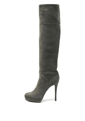 Le Silla pointed-toe heeled boots - Grey