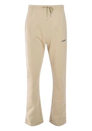 FLÂNEUR Essential logo-print track pants - Neutrals