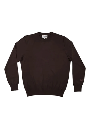MC2 Saint Barth crew-neck long-sleeve sweater - Brown