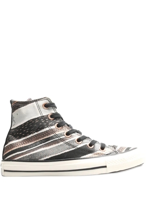 Converse stripe-pattern sneakers - Black