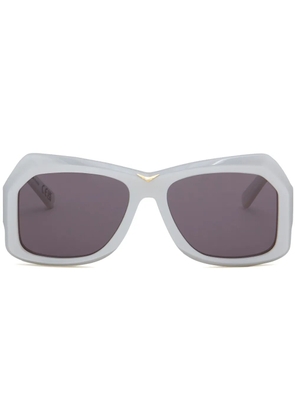 Marni Eyewear Tiznit oversize-frame sunglasses - Neutrals