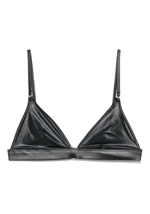 Maison Close Splash triangle bikini top - Black