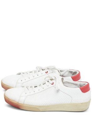 Carolina Herrera Vintage leather low-top sneakers - White