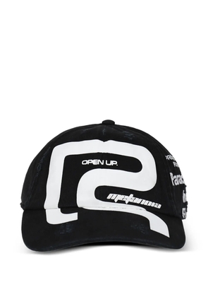 RRR123 graphic baseball cap - Black