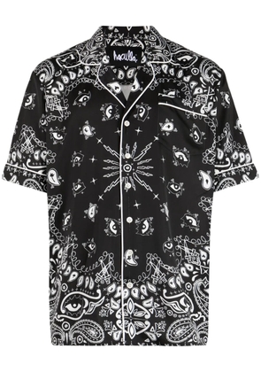 Haculla paisley-print button-up shirt - Black