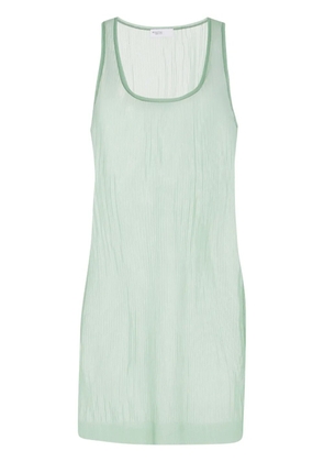 Rosetta Getty ribbed tank top - Green